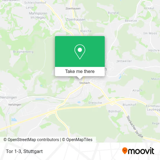 Tor 1-3 map