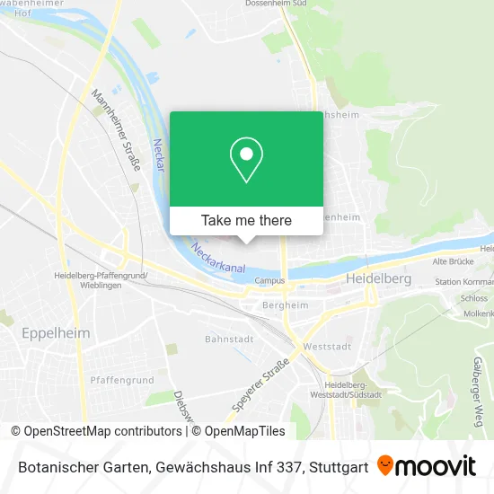 Botanischer Garten, Gewächshaus Inf 337 map