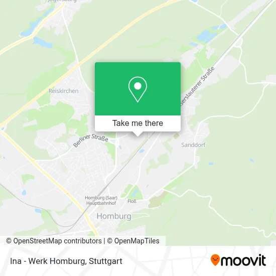Ina - Werk Homburg map
