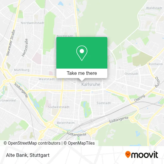 Alte Bank map