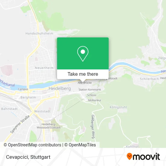 Cevapcici map
