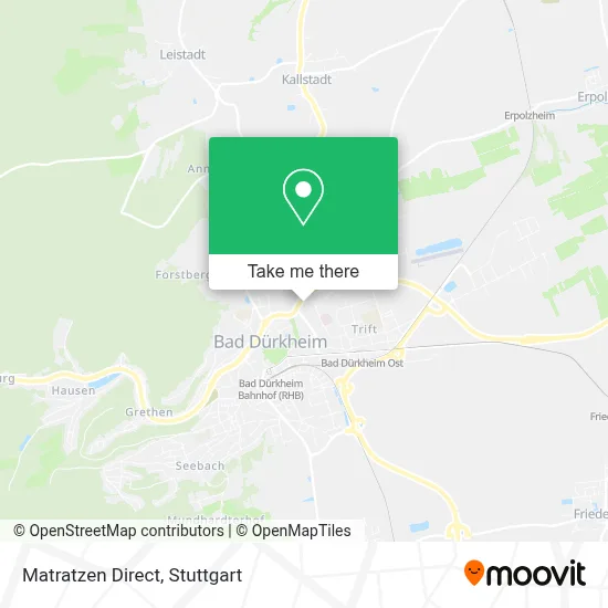 Matratzen Direct map