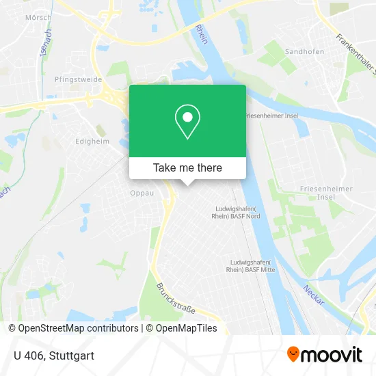 U 406 map