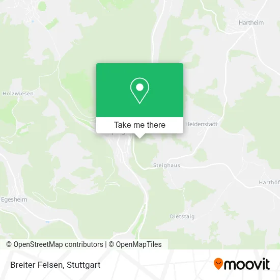 Breiter Felsen map