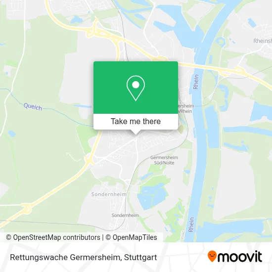 Rettungswache Germersheim map