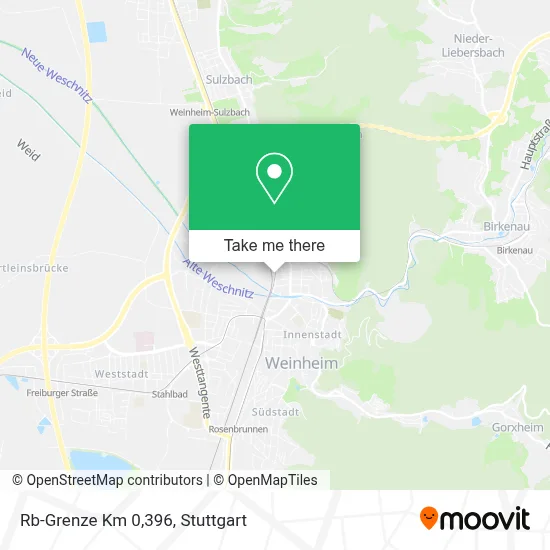 Rb-Grenze Km 0,396 map