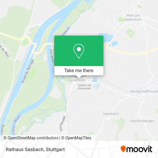 Rathaus Sasbach map
