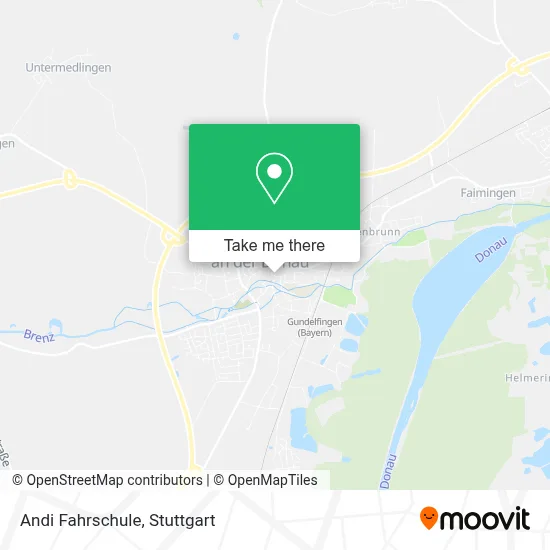 Andi Fahrschule map