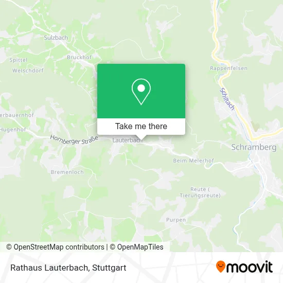 Rathaus Lauterbach map
