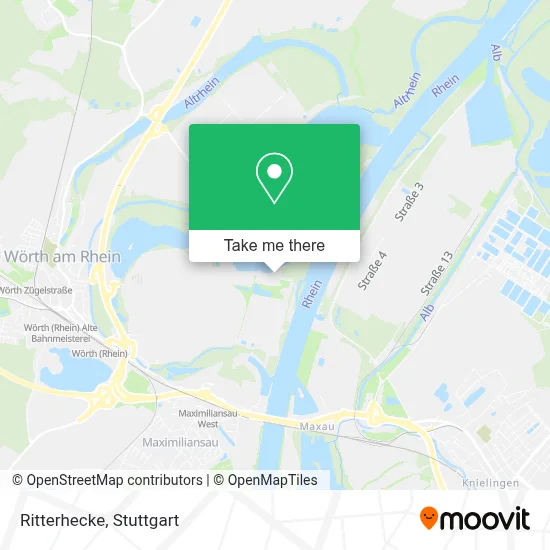 Ritterhecke map