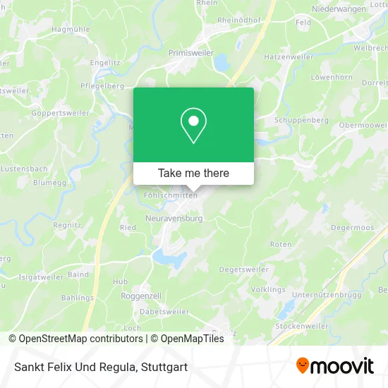 Sankt Felix Und Regula map