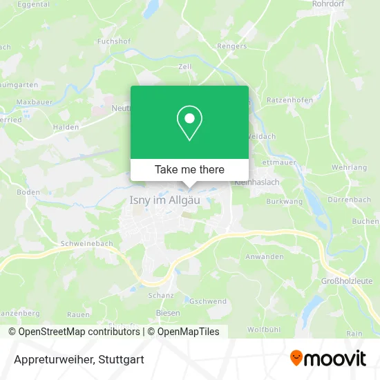 Appreturweiher map