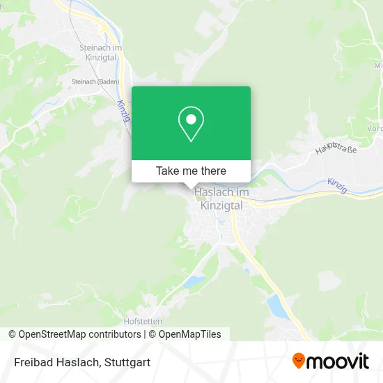 Freibad Haslach map