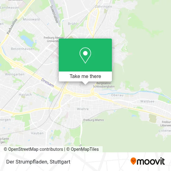 Der Strumpfladen map