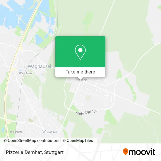 Pizzeria Demhat map