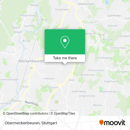 Obermeckenbeuren map