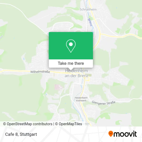Cafe 8 map