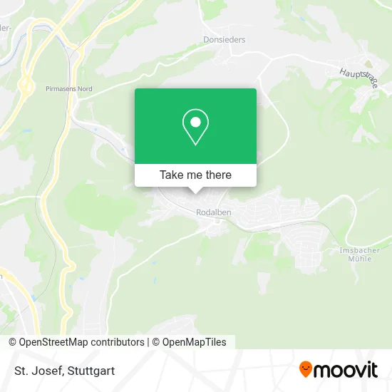 St. Josef map