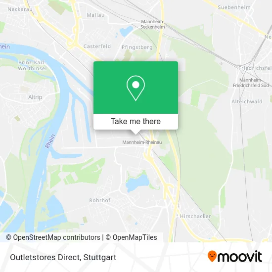 Outletstores Direct map