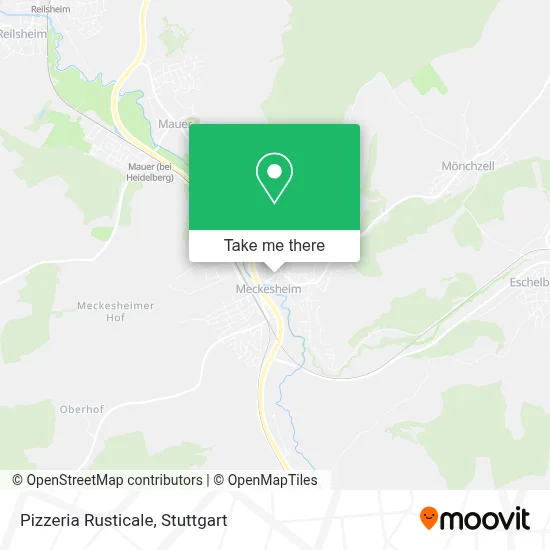 Pizzeria Rusticale map