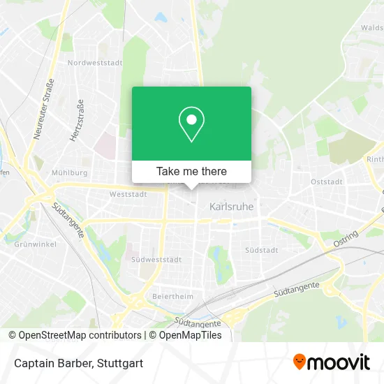 Captain Barber map