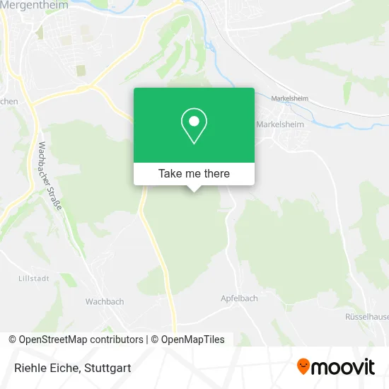 Riehle Eiche map
