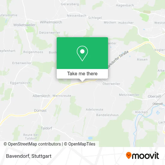 Bavendorf map