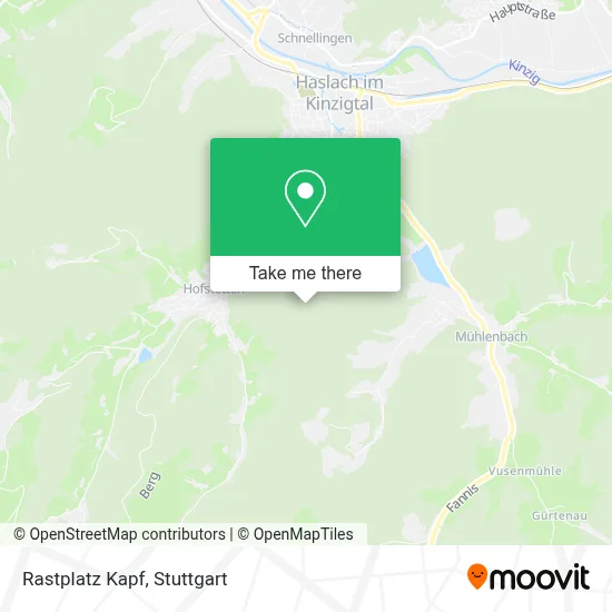 Rastplatz Kapf map