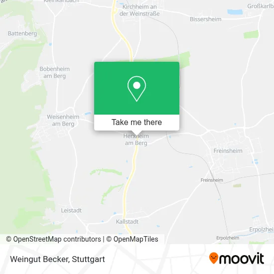 Weingut Becker map