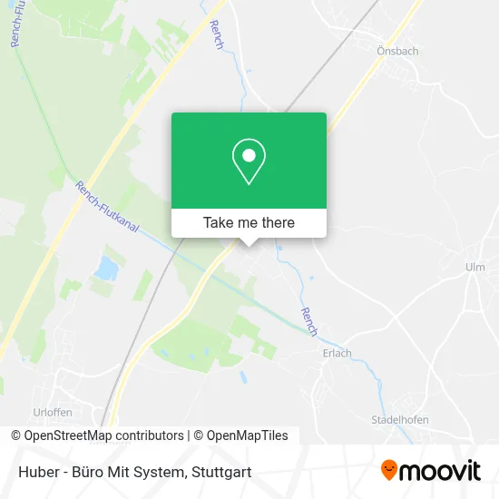 Huber - Büro Mit System map
