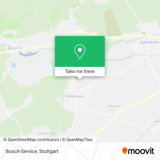 Bosch-Service map