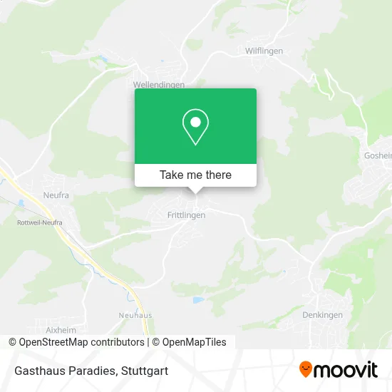 Gasthaus Paradies map