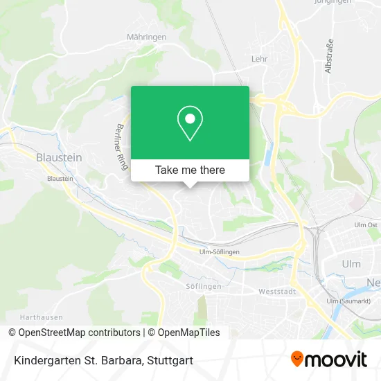 Kindergarten St. Barbara map