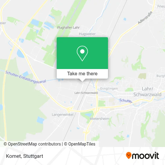 Komet map