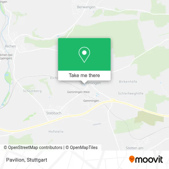 Pavillon map