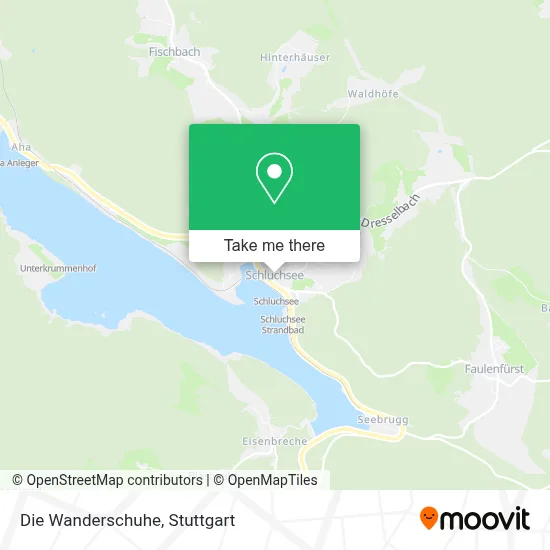 Die Wanderschuhe map
