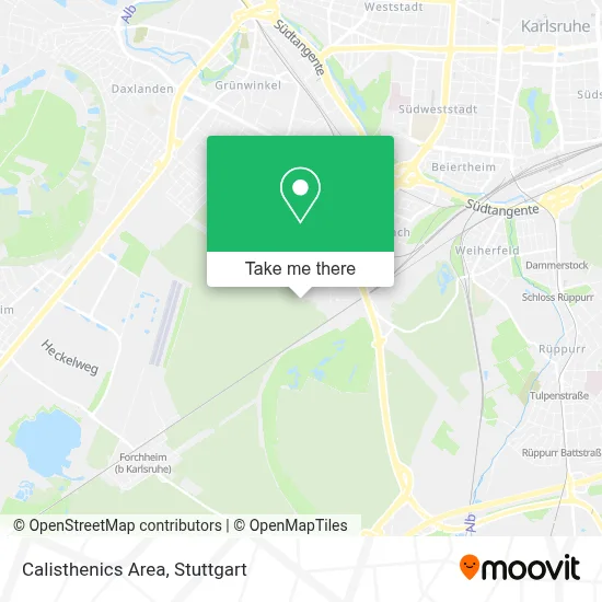 Calisthenics Area map