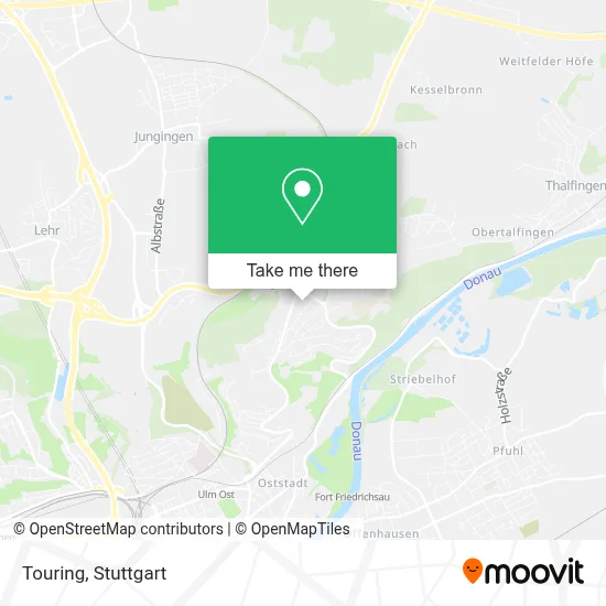 Touring map