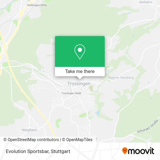 Evolution Sportsbar map