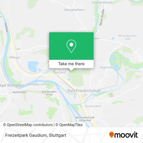 Freizeitpark Gaudium map