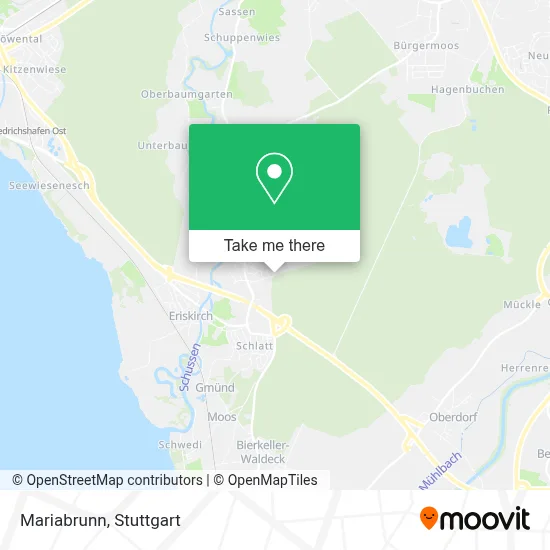 Mariabrunn map