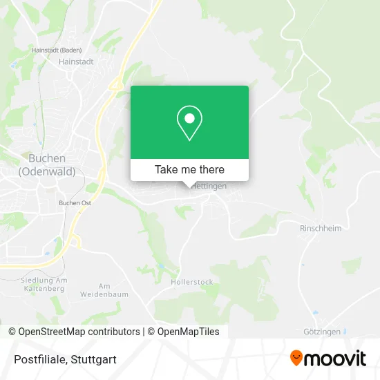 Postfiliale map