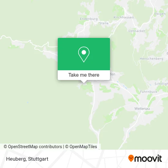 Heuberg map