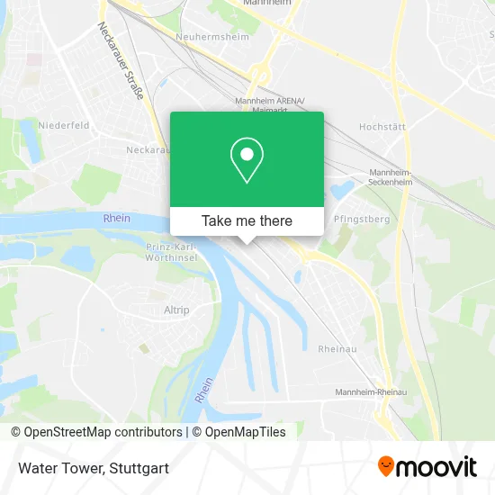 Wasserturm map