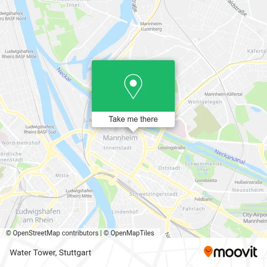 Wasserturm map