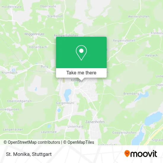 St. Monika map