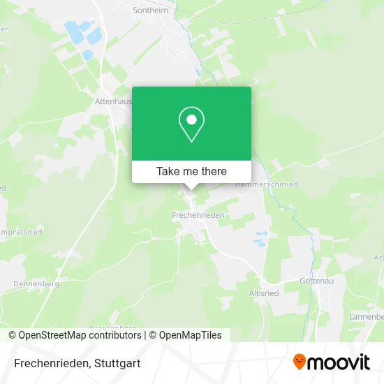 Frechenrieden map
