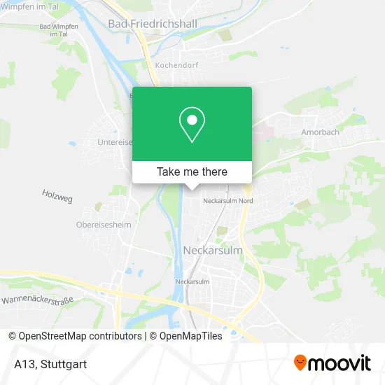 A13 map