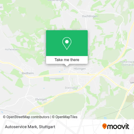 Autoservice Mark map