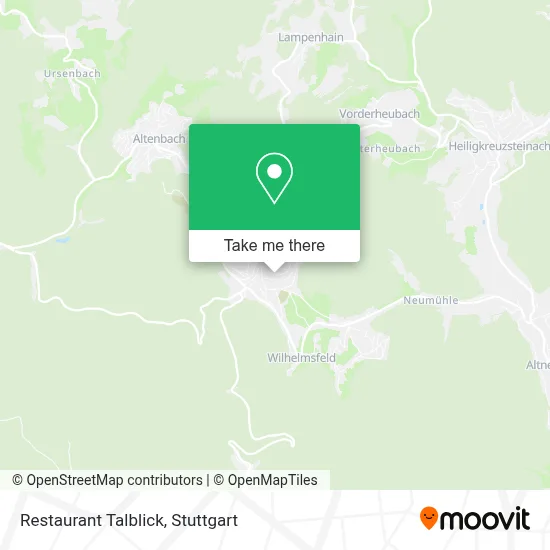 Restaurant Talblick map